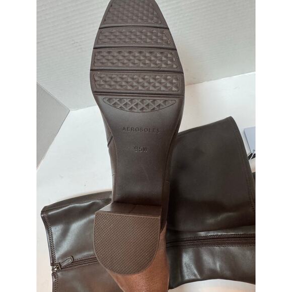 Aerosole women's  Micah Brown Knee-High Boots 9.5WW nwob - Picture 9 of 12